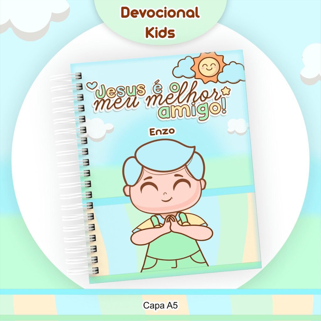Combo Devocional Kids Menino - Encadernação (Pamella) - Imagem 1