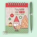 Bloquinho A6 wire-o espiral - Natal 2023 (Telma Contel) - Imagem 9