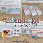 Calendários Neutros 2024 (Desenhintos da Jana)