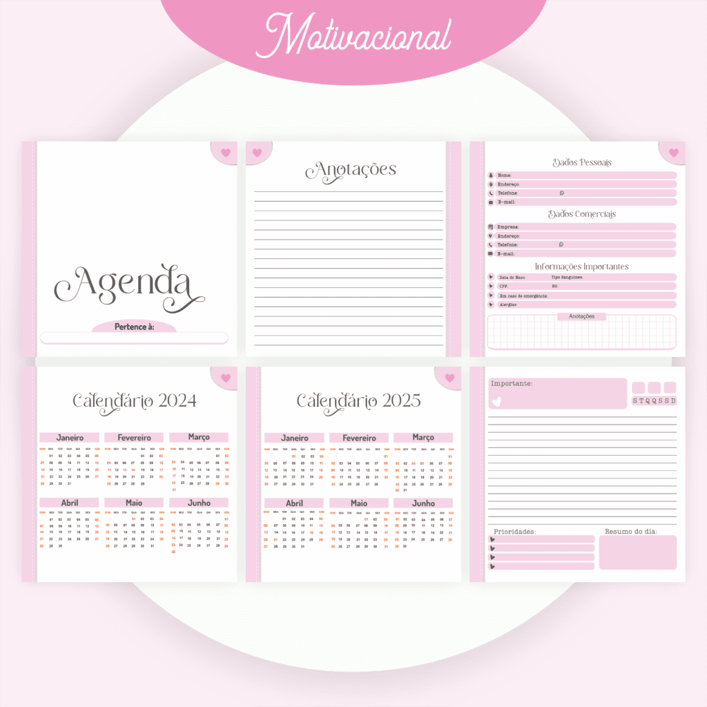 Combo Motivacional Feminino - Encadernação (Pamella) - Imagem 3