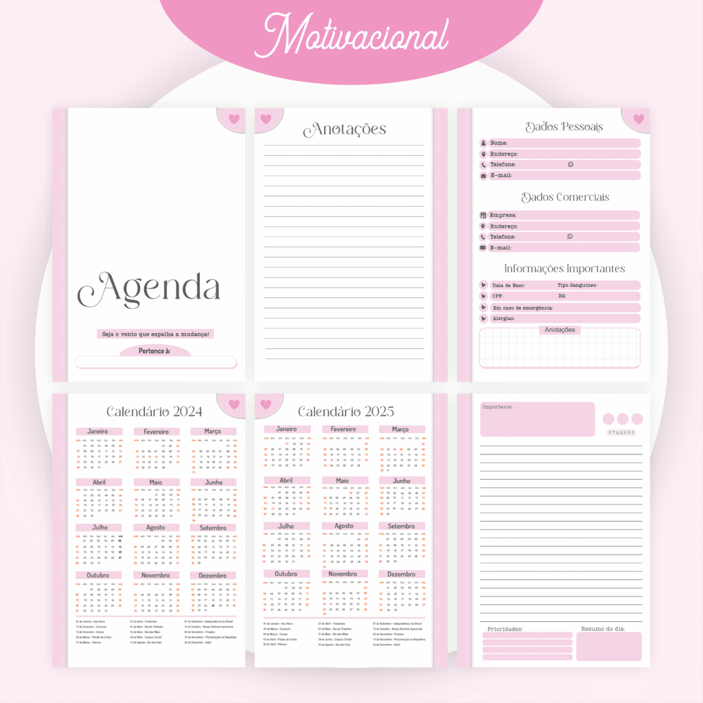 Combo Motivacional Feminino - Encadernação (Pamella) - Imagem 4