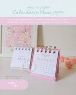 Calendário Mesa 2024 (Branco Papel) - Imagem 2