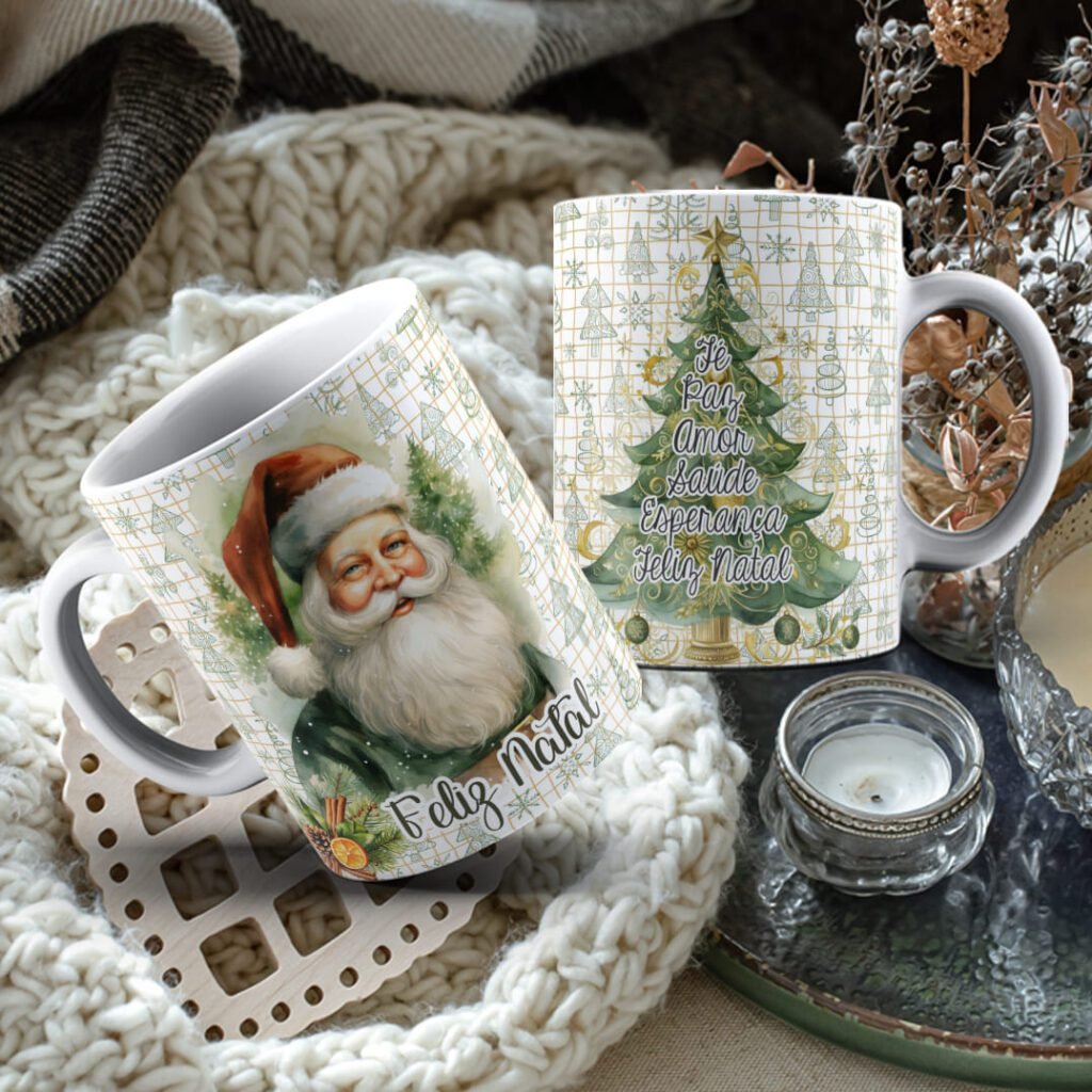 Kit 1 - Canecas de Natal 2023 (Personalize) - Imagem 10