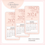 Calendários Neutro 2024 - Mesa | Bloco (Lina Criativa) - Imagem 5