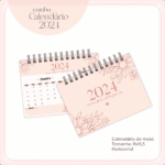 Calendários Neutro 2024 - Mesa | Bloco (Lina Criativa) - Imagem 6