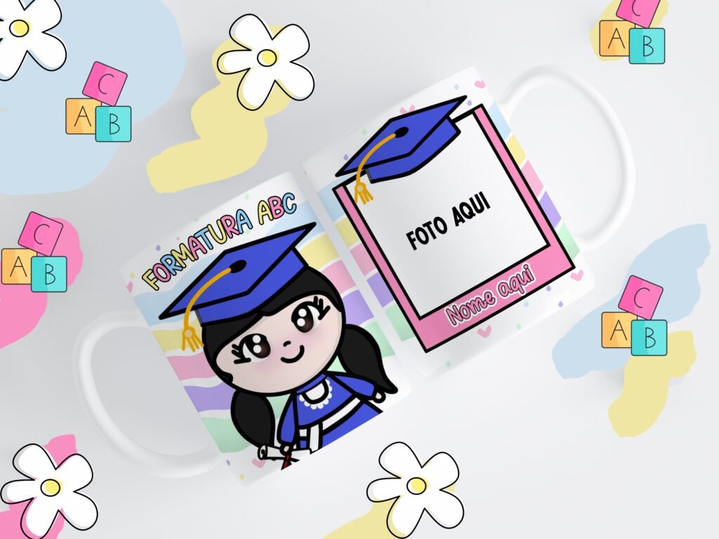 Kit Digital | Canecas – Formatura ABC Meninas - Imagem 3