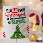 Kit Digital | Canecas – 🎄 Grinch Debochado 🎄 - Imagem 3