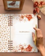 Cadernos Coleção Floral Boho Miolo Pautado com Versículos - Imagem 5