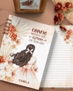 Cadernos Coleção Floral Boho Miolo Pautado com Versículos - Imagem 4