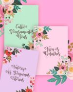 Kit 6 Capas e 6 Marca Páginas Coleção Florence + Divisórias (Bicho Papel) - Imagem 3