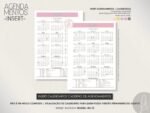 Miolo INSERT | Calendários Agendamentos