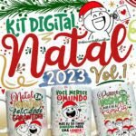 Estampas Canecas - NataL 2023 Vol.1 (Abacaxi Sublimatico)