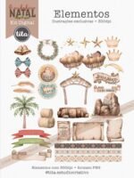 O Verdadeiro Natal - Combo de Ilustrações e Papéis (Tita) - Imagem 6