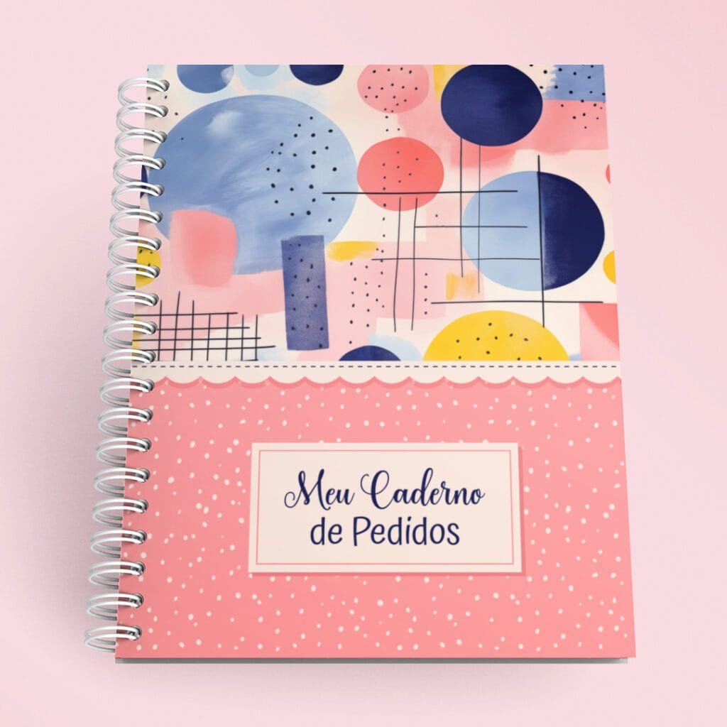 Kit Digital - Caderno de Pedidos - A5 wire-o/espiral - (Telma Contel) - Imagem 1