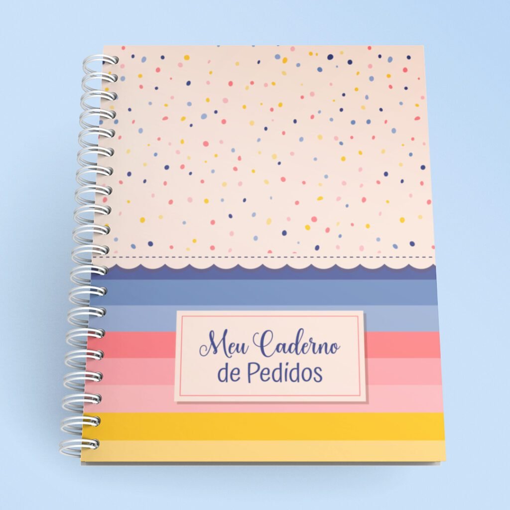 Kit Digital - Caderno de Pedidos - A5 wire-o/espiral - (Telma Contel) - Imagem 12