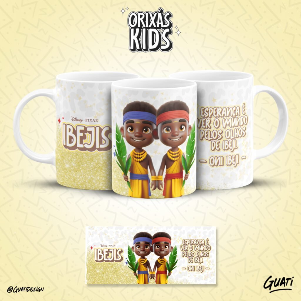 Orixás Kids - Estampas Canecas (Lab 51) - Imagem 10
