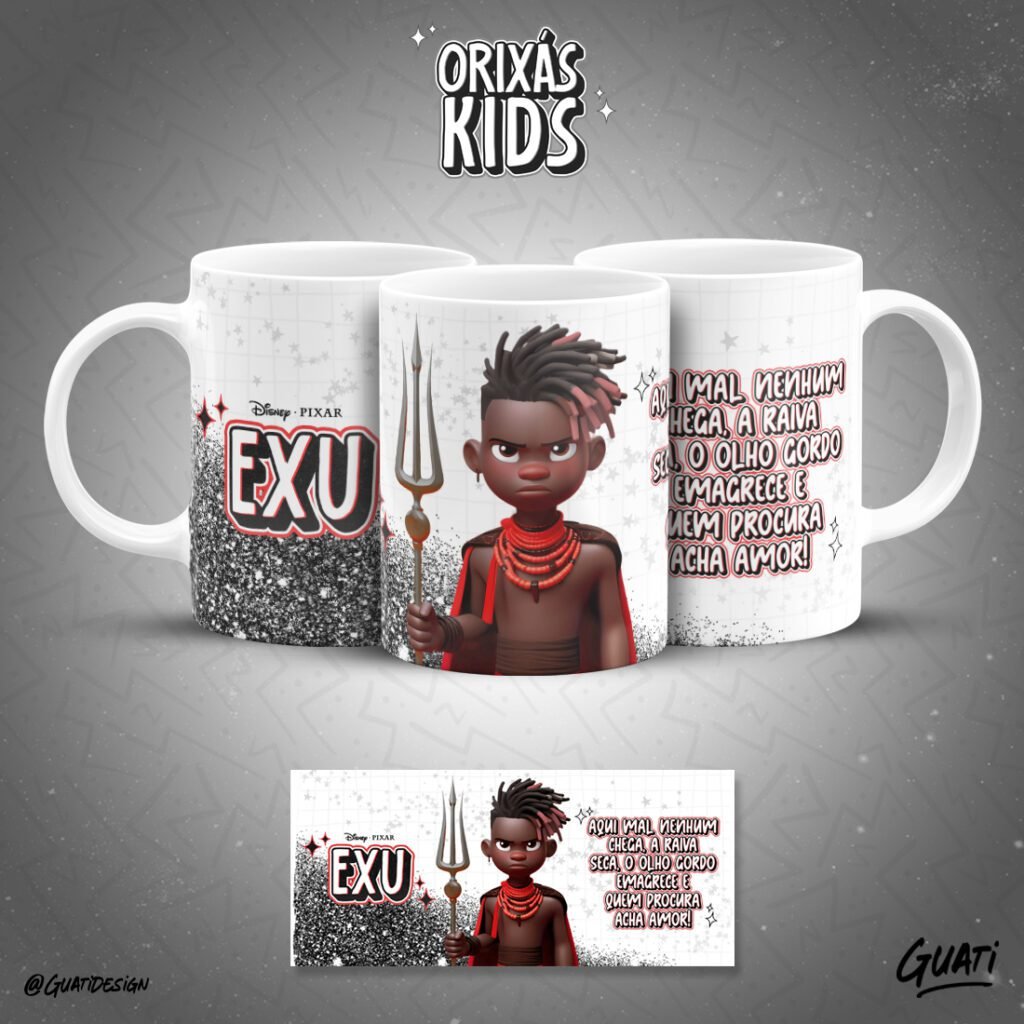 Orixás Kids - Estampas Canecas (Lab 51) - Imagem 5