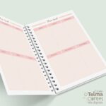 Miolo Agenda Permanente - 2DPP SEM hora - A5 - wire-o/espiral (Telma Contel) - Imagem 6