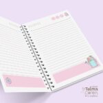 Miolo Avulso (wire-o/espiral) - 3 tamanhos - Amor em cada detalhe - 3 modelos (Telma Contel) - Imagem 4