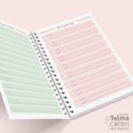 Miolo Agenda Permanente - 2DPP SEM hora - A5 - wire-o/espiral (Telma Contel) - Imagem 5