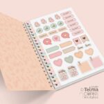 Miolo Agenda Permanente - 2DPP SEM hora - A5 - wire-o/espiral (Telma Contel) - Imagem 11