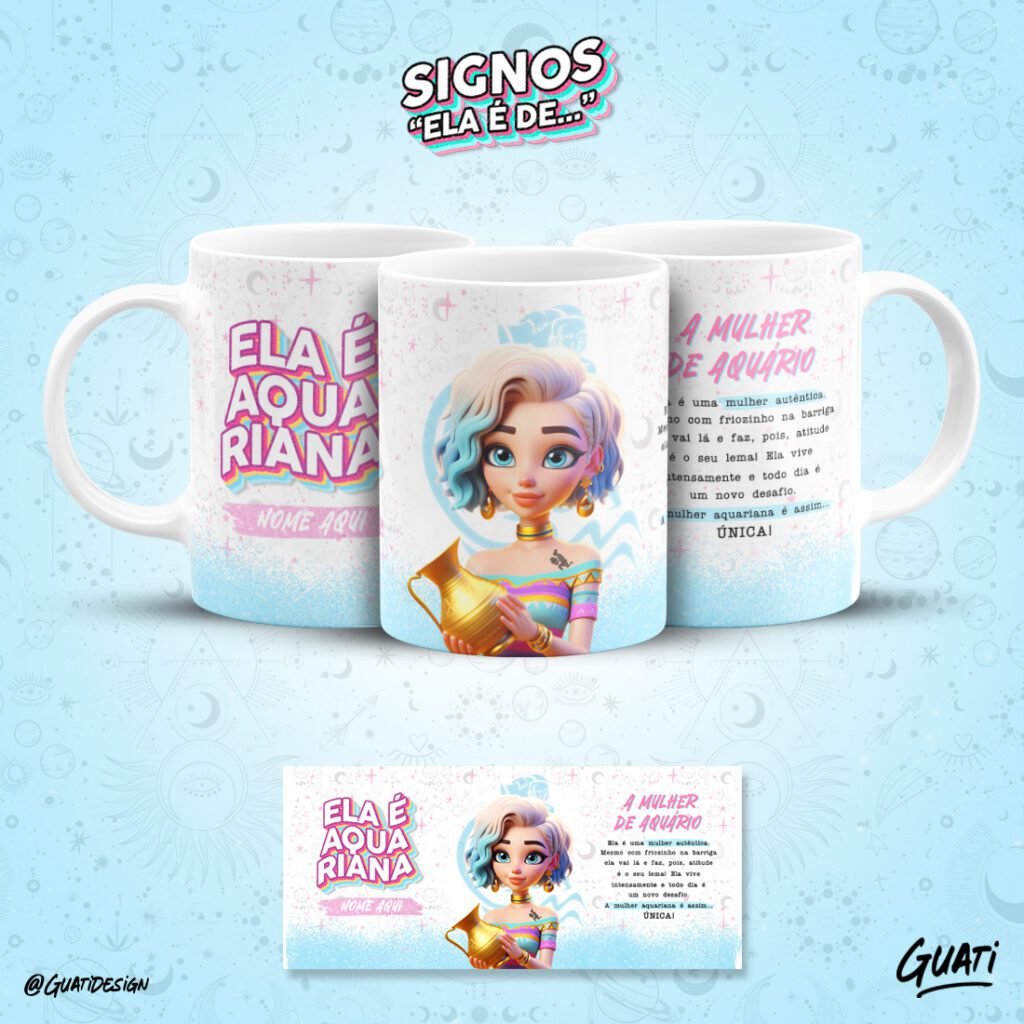 Estampas Signos - Ela é... Canecas (Lab51) - Imagem 2