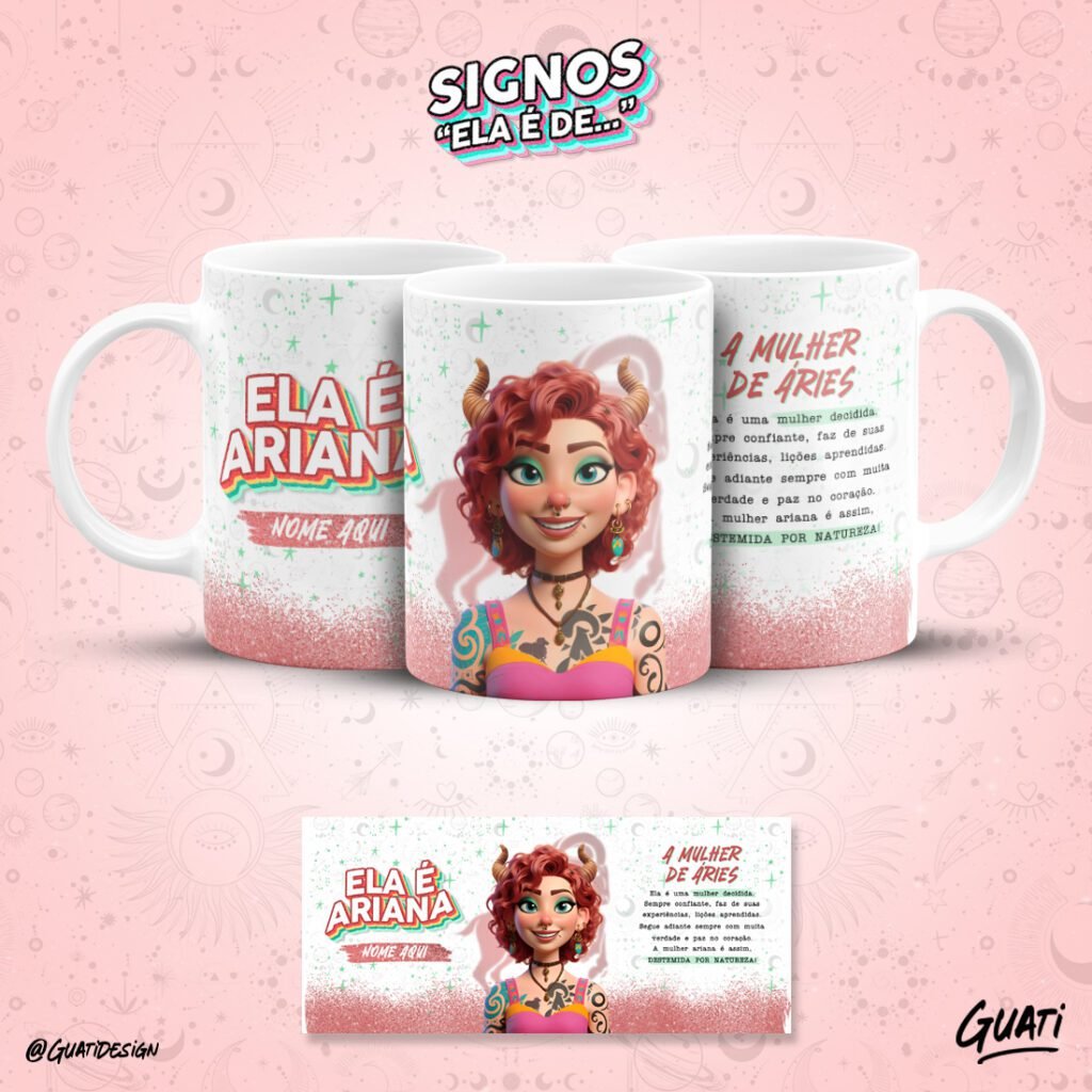 Estampas Signos - Ela é... Canecas (Lab51) - Imagem 3