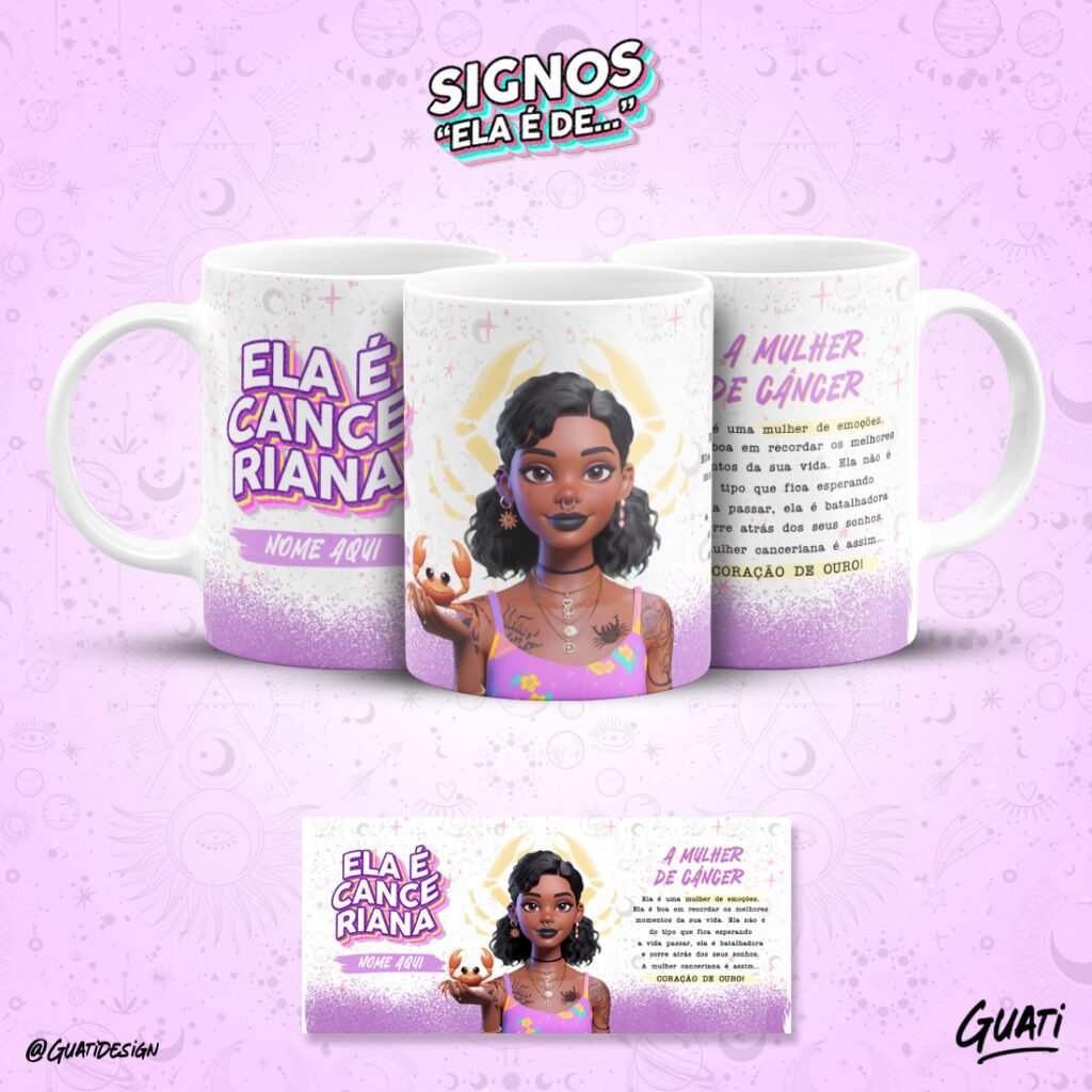 Estampas Signos - Ela é... Canecas (Lab51) - Imagem 4