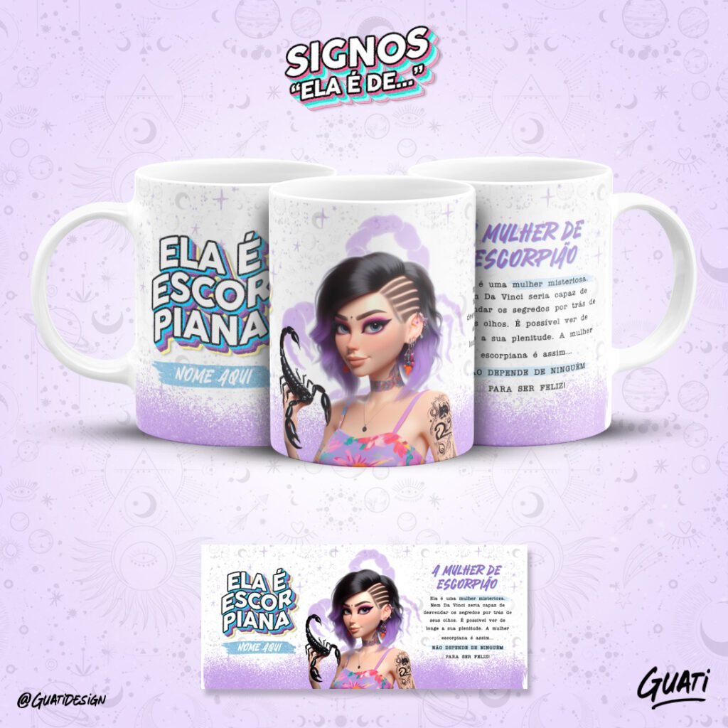 Estampas Signos - Ela é... Canecas (Lab51) - Imagem 6