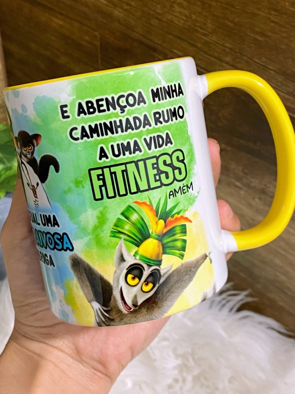 Arte Avulsa – Dr Now Madagascar Fitness - Rei Julien (Caneca Criativa) - Imagem 2