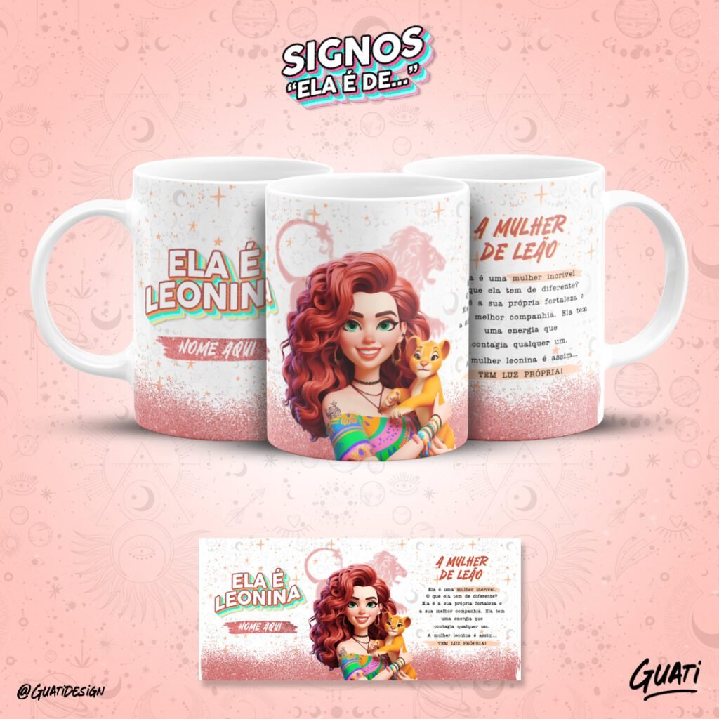 Estampas Signos - Ela é... Canecas (Lab51) - Imagem 1