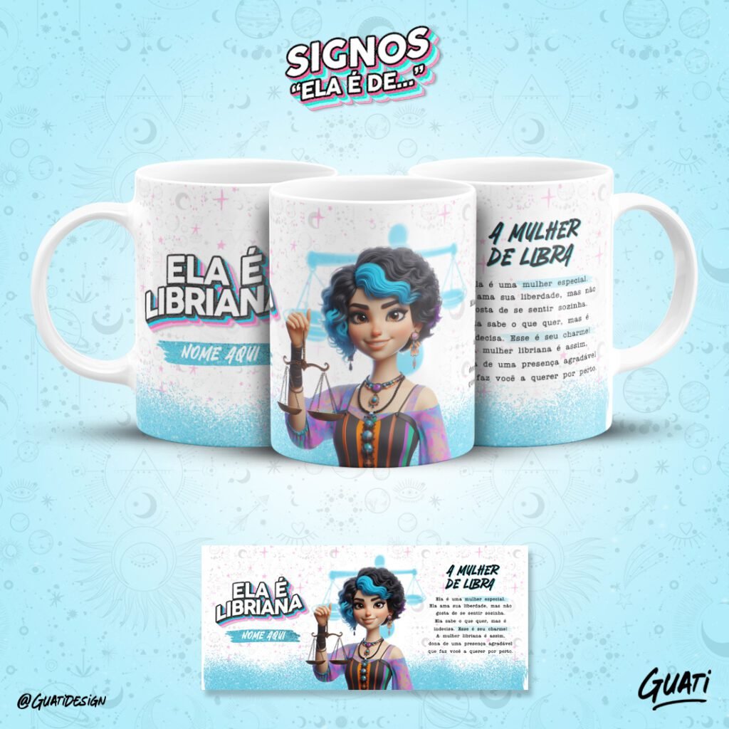Estampas Signos - Ela é... Canecas (Lab51) - Imagem 8