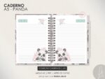 Caderno Pautado A5 - Panda (Moldes da Lê) - Imagem 2