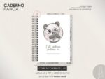 Caderno Pautado A5 - Panda (Moldes da Lê) - Imagem 3