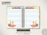 Caderno Pautado A5 - Tropical (Moldes da Lê) - Imagem 2
