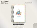 Caderno Pautado A5 - Tropical (Moldes da Lê) - Imagem 3