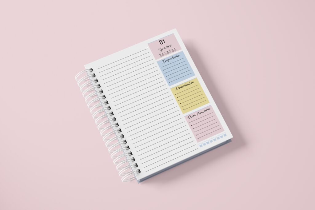 Agenda Permanente Colors 2024 - 1DPP (Moldes da Lê) - Imagem 5