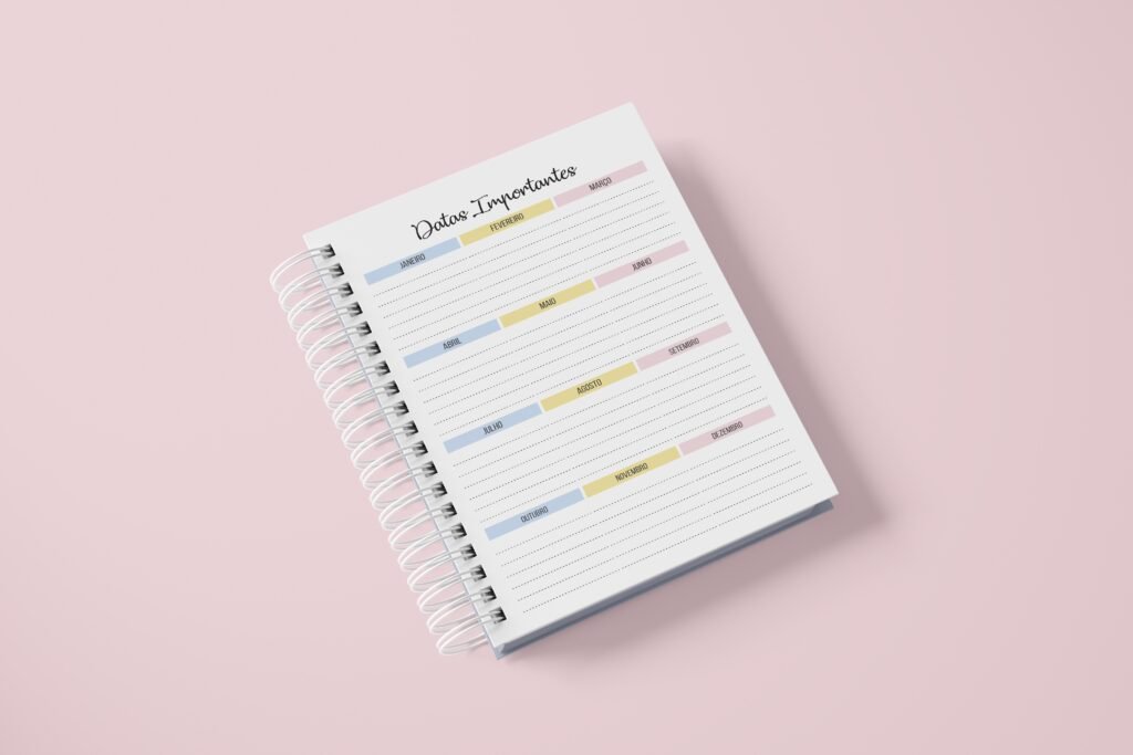 Agenda Permanente Colors 2024 - 1DPP (Moldes da Lê) - Imagem 11