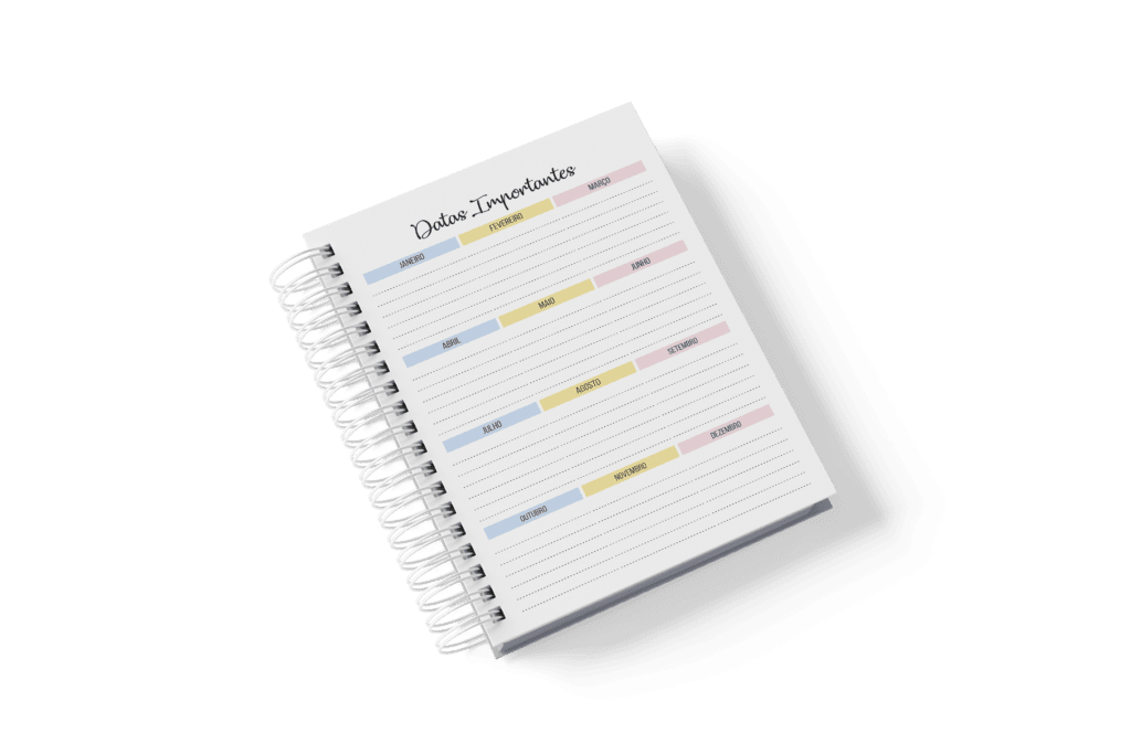 Agenda Permanente Colors 2024 - 1DPP (Moldes da Lê) - Imagem 12