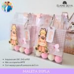 Arquivo de corte - Maleta dupla - Elaine Silva (Papelaria Criativa)