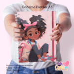 Caderno Pautado Escolar A5 - N.1(Cute Corte) - Imagem 5