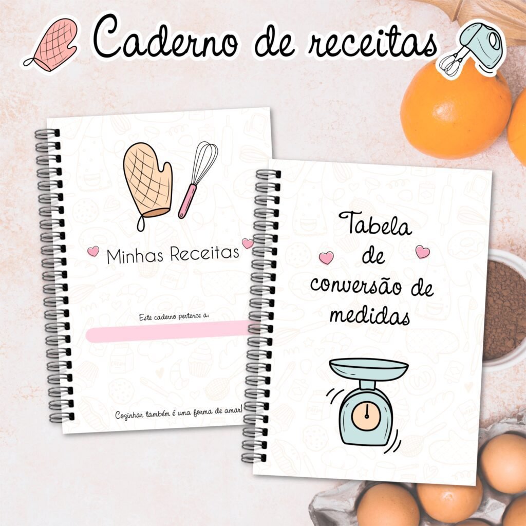 Caderno de Receitas + 6 Capas - Imagem 5