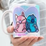 Kit Artes Canecas - Stitch in Love - Imagem 2