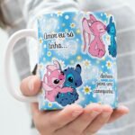 Kit Artes Canecas - Stitch in Love - Imagem 5
