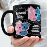 Kit Artes Canecas - Stitch in Love - Imagem 8