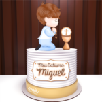 4 Topos de Bolo - Batismo - Arquivo Silhouette Studio - Imagem 3