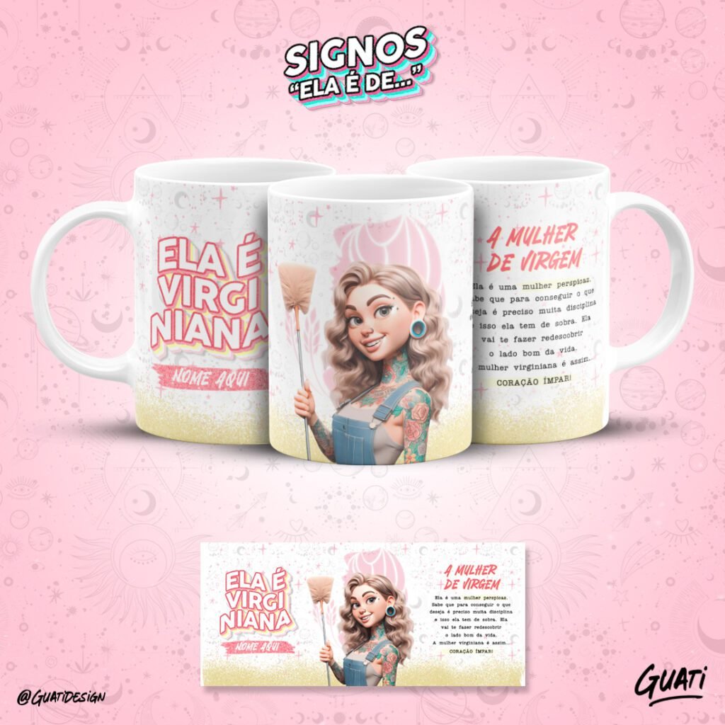 Estampas Signos - Ela é... Canecas (Lab51) - Imagem 12