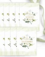 Agenda 2024 1DPP PERMANENTE - Floral Rosas Brancas (Bicho Papel) - Imagem 2