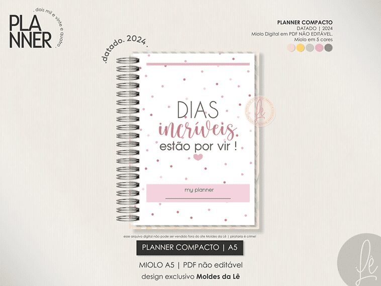 c1ab6b_a3719943450241228a19eb296a23434d~mv2 Planner Compacto - A5 | DATADO 2024 - Imagem 1