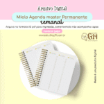 Combo Agendas Permanentes A5 | Master Semanal (Estúdio G19) - Imagem 10